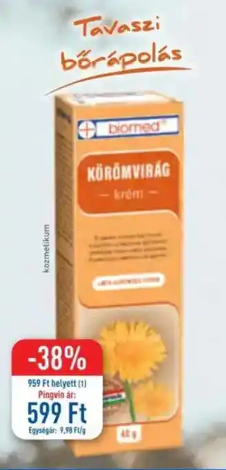 Pingvin Patika Biomed körömvirág krém ajánlat