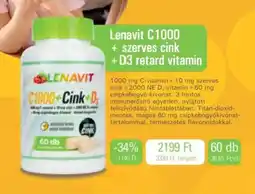 Pingvin Patika Lenavit c1000 + szerves cink +d3 retard vitamin ajánlat