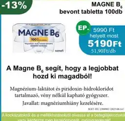 PatikaPlus Magne b6 bevont tabletta ajánlat