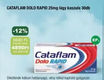 PatikaPlus Cataflam dolo rapid 25mg lágy kaszula ajánlat