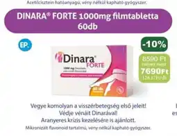 PatikaPlus Dinara forte 1000mg filmtabletta ajánlat