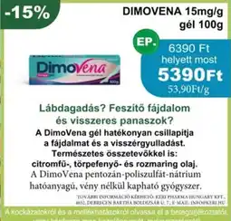 PatikaPlus Dimovena 15mg/g gél ajánlat