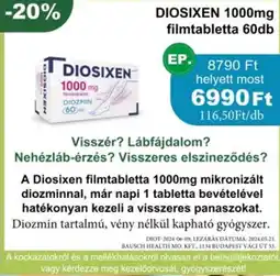 PatikaPlus Diosixen 1000 mg filmtabletta ajánlat