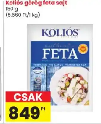 Spar Market Koliós görög feta sajt ajánlat