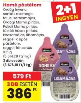 Spar Market Hamé pástétom ajánlat