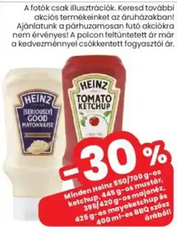 Spar Market Minden Heinz 550/700 g-os ketchup stb. árából! ajánlat