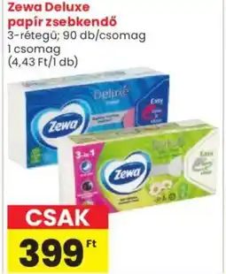 Spar Market Zewa deluxe papír zsebkendő ajánlat