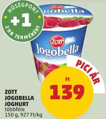 PENNY Zott Jogobella joghurt ajánlat