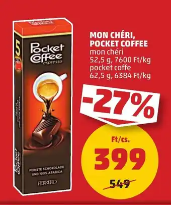 PENNY Mon Chéri, pocket coffee ajánlat