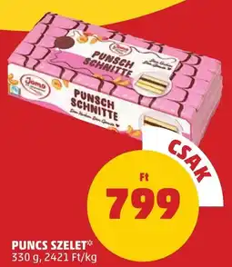 PENNY Puncs szelet ajánlat