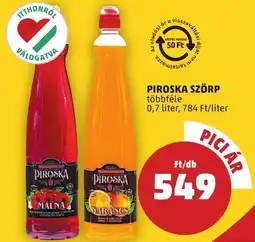 PENNY Piroska szörp ajánlat