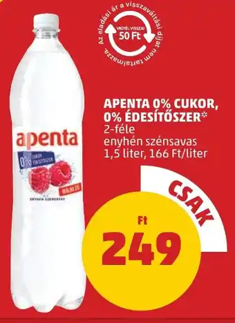 PENNY Apenta 0% Cukor, 0% édesítőszer ajánlat