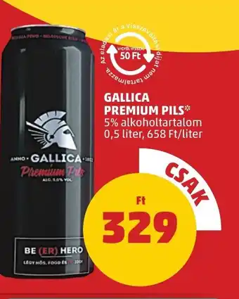 PENNY Gallica Premium pils ajánlat