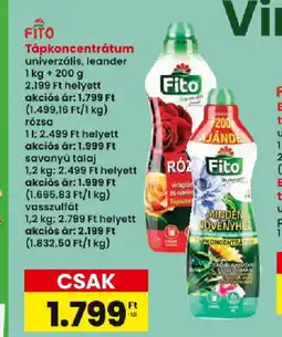 Interspar Fito tápkoncentrátum ajánlat