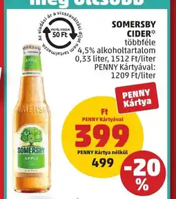 PENNY Somersby Cider ajánlat
