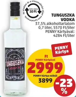 PENNY Tunguszka vodka ajánlat