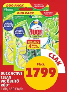 PENNY Duck Active Clean WC öblítő rúd ajánlat