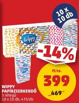 PENNY Wippy papírzsebkendő ajánlat