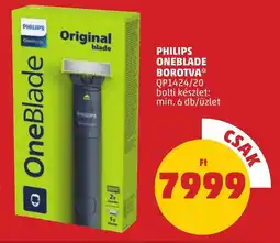 PENNY Philips OneBlade borotva ajánlat