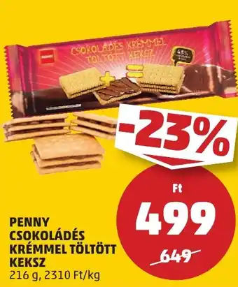 PENNY Penny csokoládés krémmel töltött ajánlat