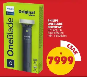 PENNY Philips OneBlade borotva ajánlat