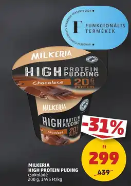 PENNY Milkeria High Protein puding ajánlat