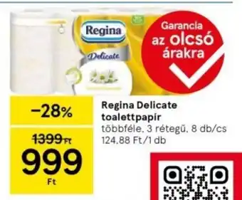 Tesco Regina Delicate toalettpapir ajánlat