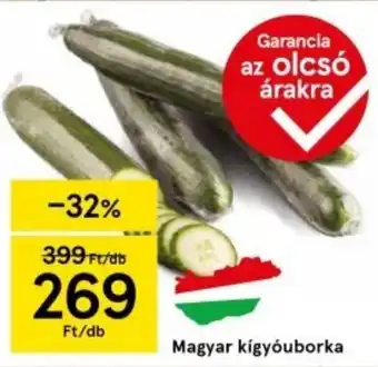 Tesco Magyar kígyóuborka ajánlat