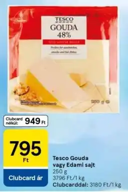 Tesco Tesco Gouda / Edami sajt ajánlat