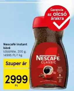 Tesco Nescafé instant kávé ajánlat