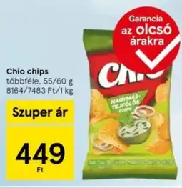 Tesco Chio chips ajánlat