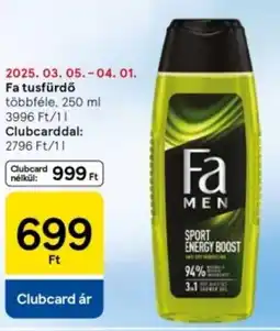 Tesco Fa tusfürdő ajánlat