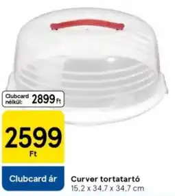 Tesco Curver tortatartó ajánlat