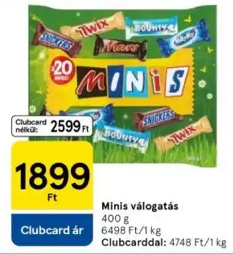 Tesco Minis válogatás ajánlat