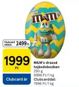 Tesco M&M's drazsé tojásdobozban ajánlat