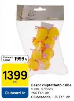 Tesco Dekor csíptethető csibe ajánlat