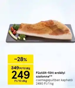 Tesco Füstölt-fött erdélyi szalonna ajánlat