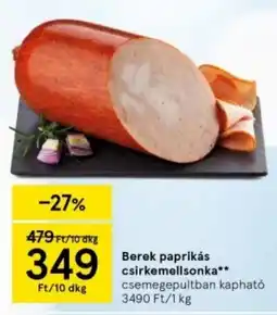 Tesco Berek paprikás csirkemellsonka ajánlat