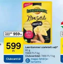 Tesco Leerdammer szeletelt sajt ajánlat