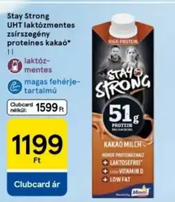 Tesco Stay Strong UHT laktózmentes zsírszegény proteines ajánlat