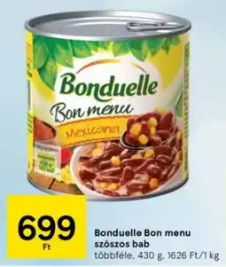 Tesco Bonduelle Bon menu szószos bab ajánlat