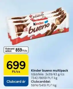 Tesco Kinder bueno multipack ajánlat