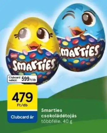 Tesco Smarties csokoládétojás ajánlat