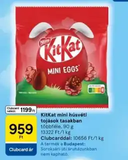 Tesco KitKat mini húsvéti tojások tasakban ajánlat