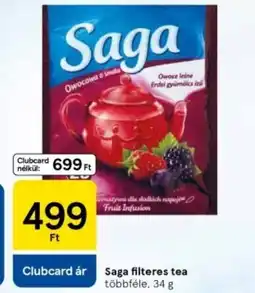 Tesco Saga filteres tea ajánlat