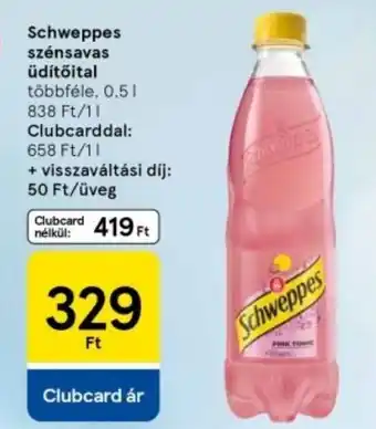 Tesco Schweppes szénsavas üdítőital ajánlat