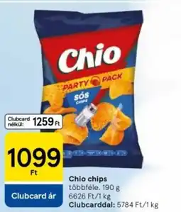 Tesco Chio chips ajánlat