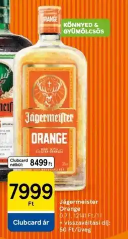 Tesco Jägermeister orange ajánlat