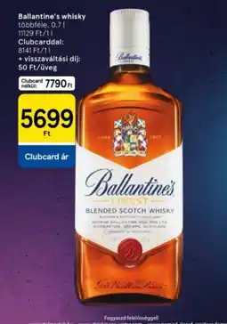 Tesco Ballantine's whisky ajánlat