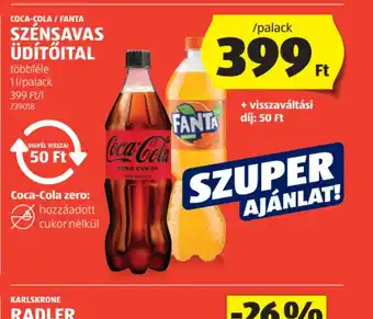 ALDI Szénsavas üdítőital ajánlat